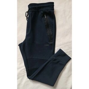 American Eagle | Men's Small | Blue Jogger Sweatpants Zipped Pockets Drawstring